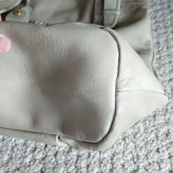 Miu Miu Light gray vitello lux Leather large tote crossbody Bag - Picture 11 of 16